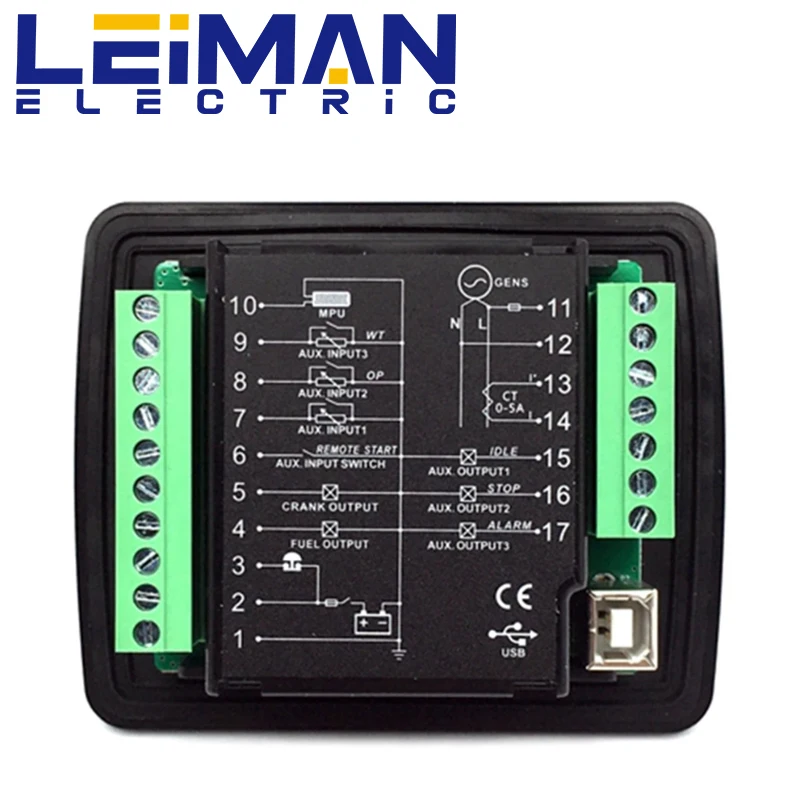 Mebay DC30D Small Diesel Genset Controller Panel Generator USB programmable PC Connection DC30D