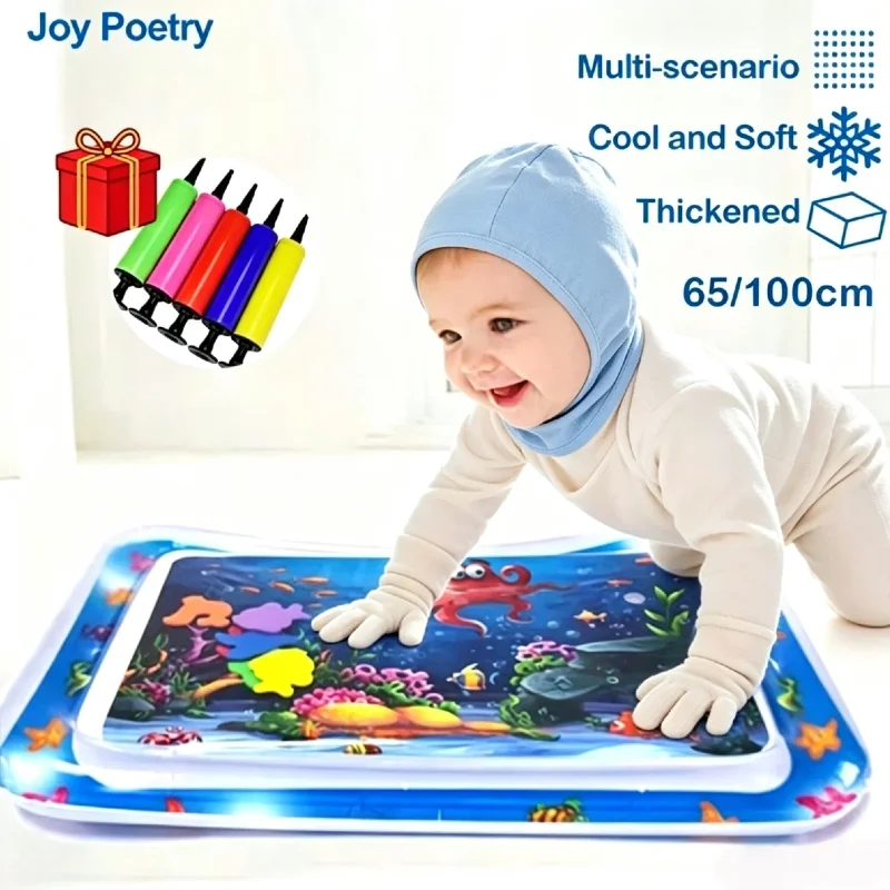 Kids Outdoor Water Play Table - Kare Daire Şeklinde Şişme Bebek Su