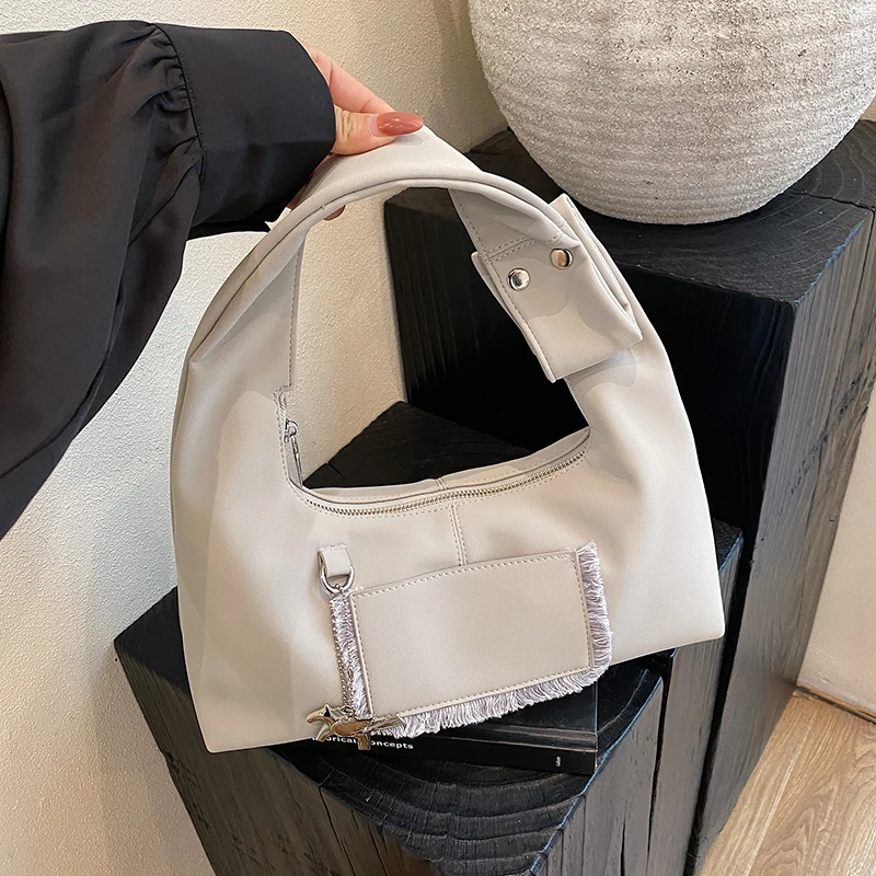 

Fashion Women's Commuter Bags Niche Chain Clutch Bag Ladies Shoulder Bag Large Capacity Handbag Underarm Shopping Purse