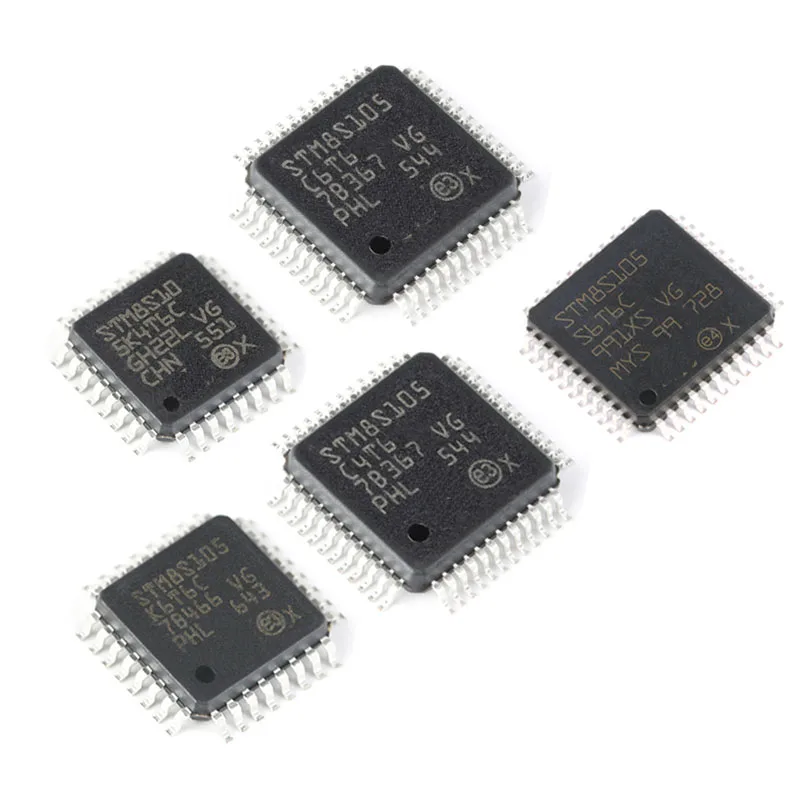 5PCS STM8S005C6T6 STM8S005K6T6C STM8S105K4T6C K6T6C STM8S105S6T6C STM8S105C4T6 C6T6 16 MHZ flash / 8-bit microcontroller MCU