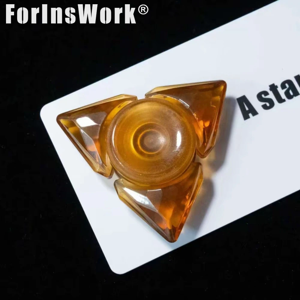 Astaredc EDC Prism Hand Spinner High-Speed Fidget Toy For Stress Relief Trendy EDC Gadget Spinner Metalico