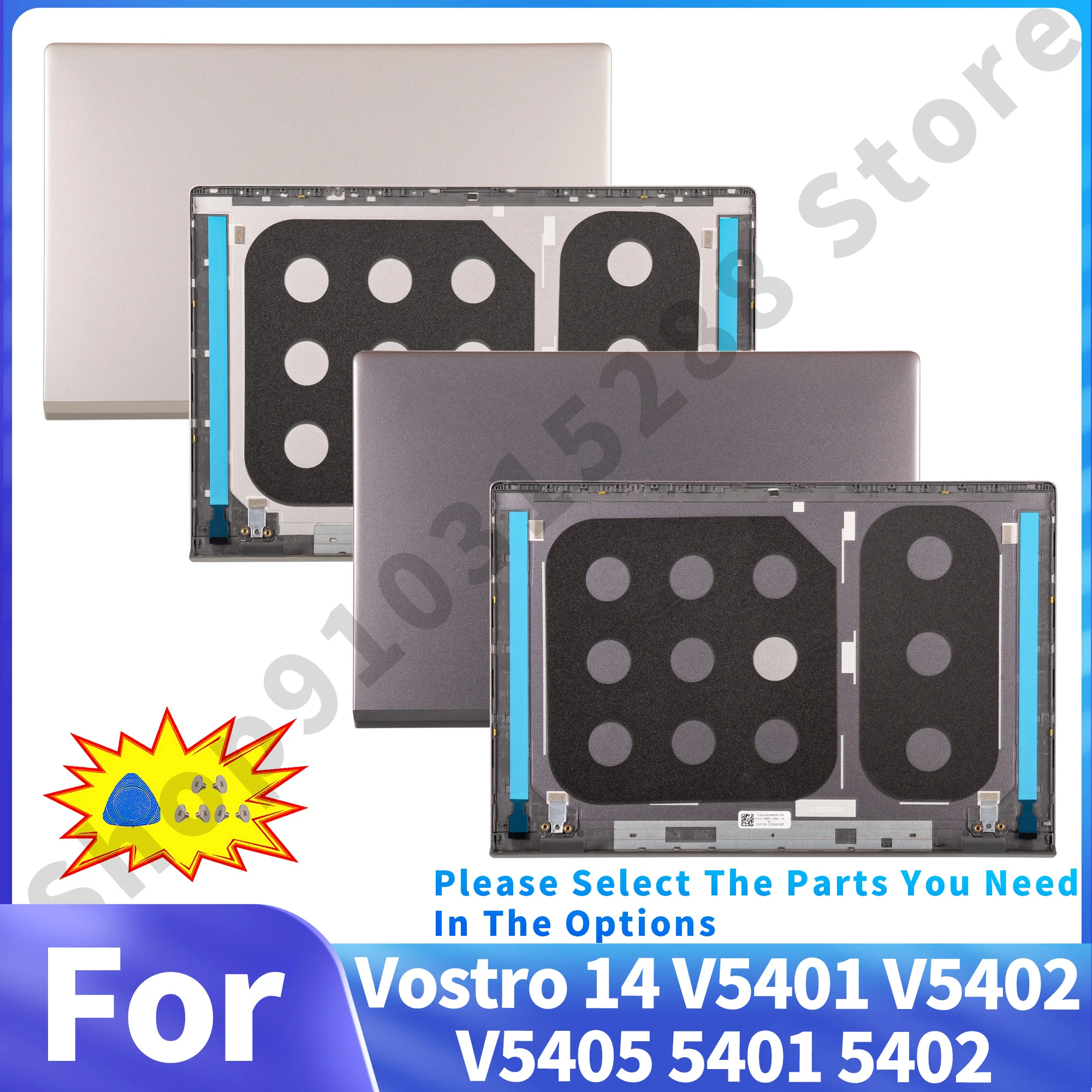 

Top Lid For Vostro 14 5401 5402 5405 V5401 V5402 NEW LCD Back Cover Housing Case Laptop PC Parts Replacment Silver/Gray 14inch