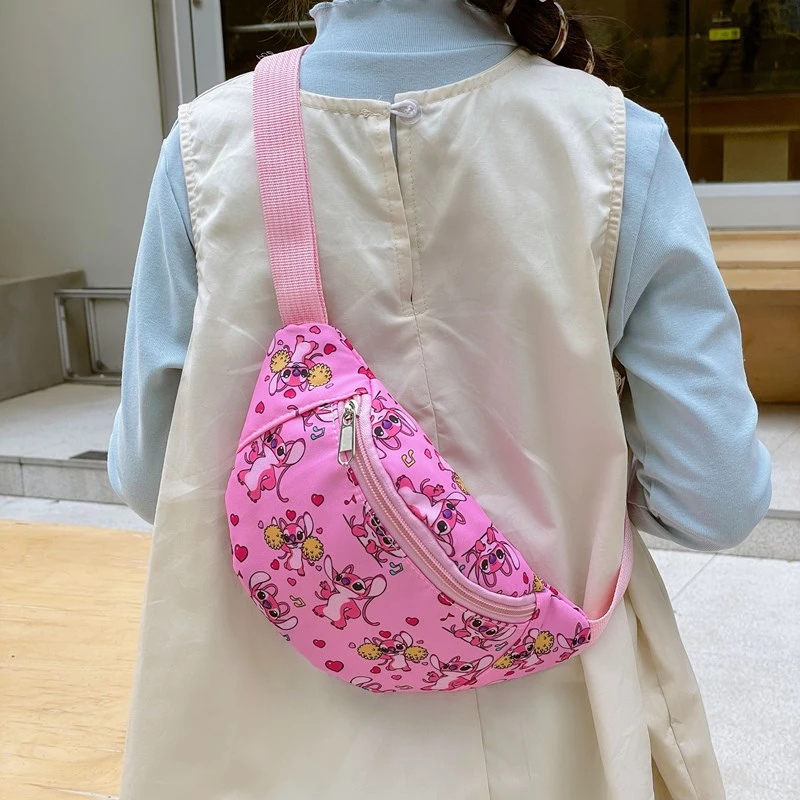 1szt Stitch Cartoon Cute Crossbody Bag - Lekka torba na klatkę piersiową z portmonetką, codzienna torba na ramię do codziennego użytku w dojazdach do pracy