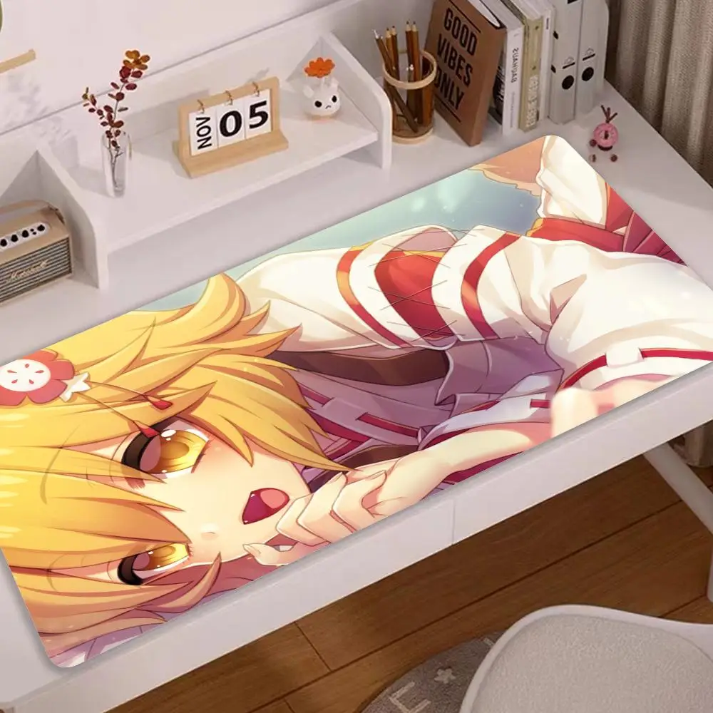 

Anime The Helpful Fox Senko Custom Skin Desk Mat MousePads MousePad Mouse Mat Gamer Non-slip HD Custom PC Desk Pad Home