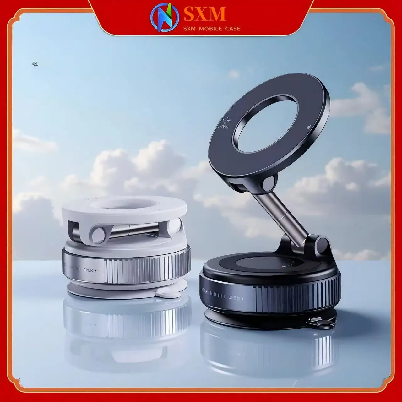 

Vacuum magnetic multi-function mobile phone holder car car suction cup car mobile phone holder