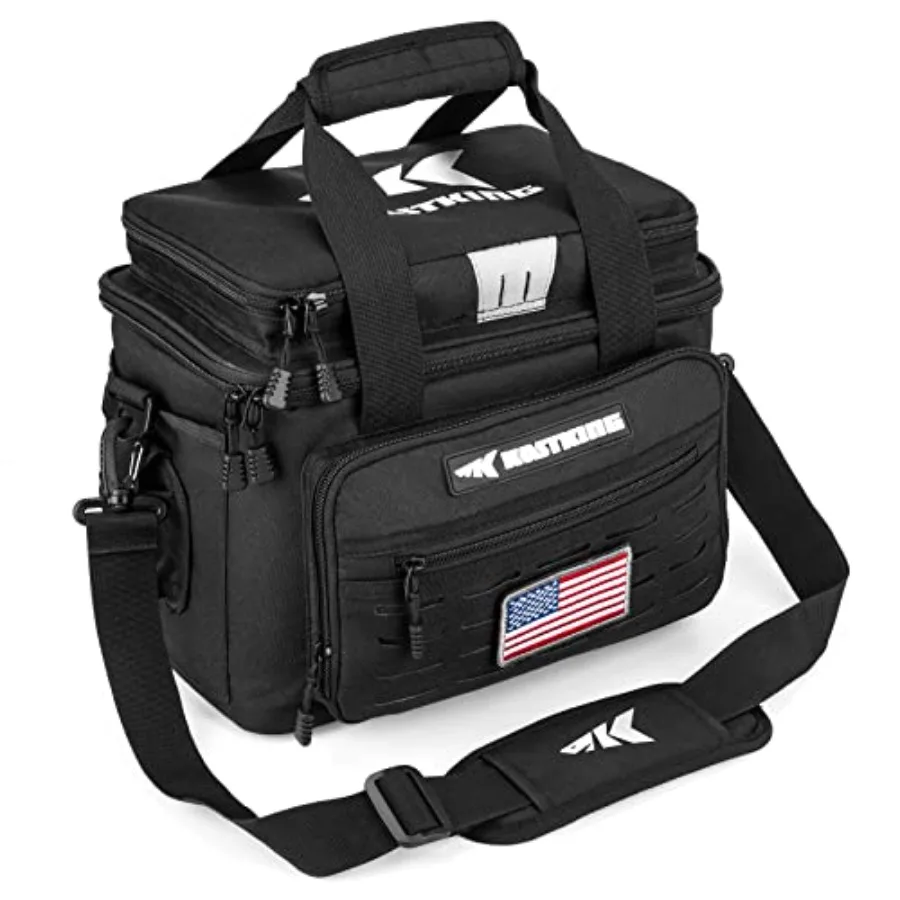 Fishing Tackle Bags - Saltwater and Freshwater Fishing Bags - Water Resistant, Padded Shoulder Strap - Gear Storage