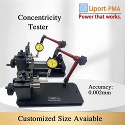 Concentricity Tester Meter Shaft Concentricity Gage Deflection Measuring Instrument Customized Size Avaiable Accuracy ± 2 μ m