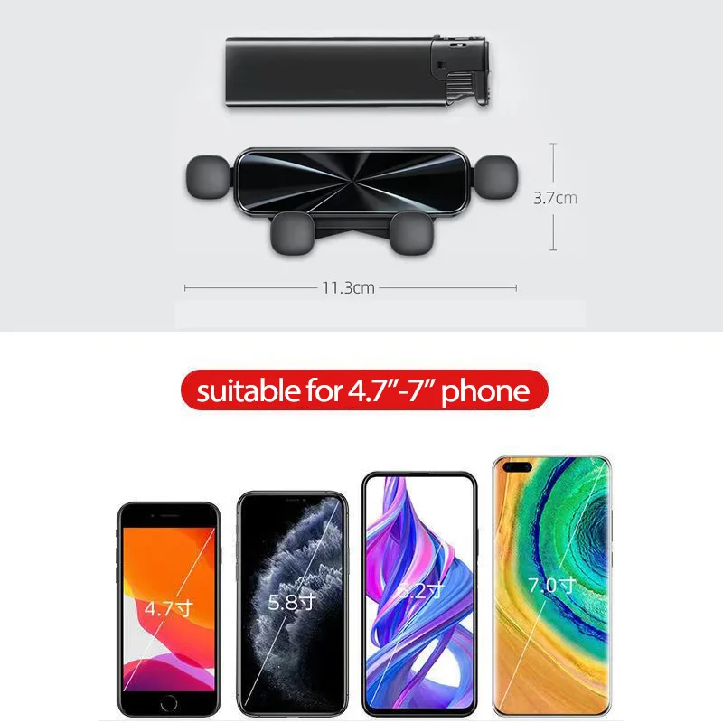 Gravity Car Phone Holder Mobile Cell Phone Support Mount for BYD  Atto 3 Yuan Plus 2022