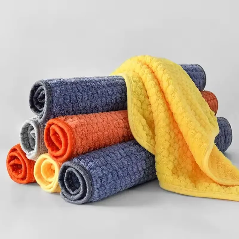 

5/10/20Pcs Kitchen Microfiber Washing Rags 30x30cm Anti-Grease Clean Towel Cloths Home Cleaning Glass Window Dish Cleaning Cloth