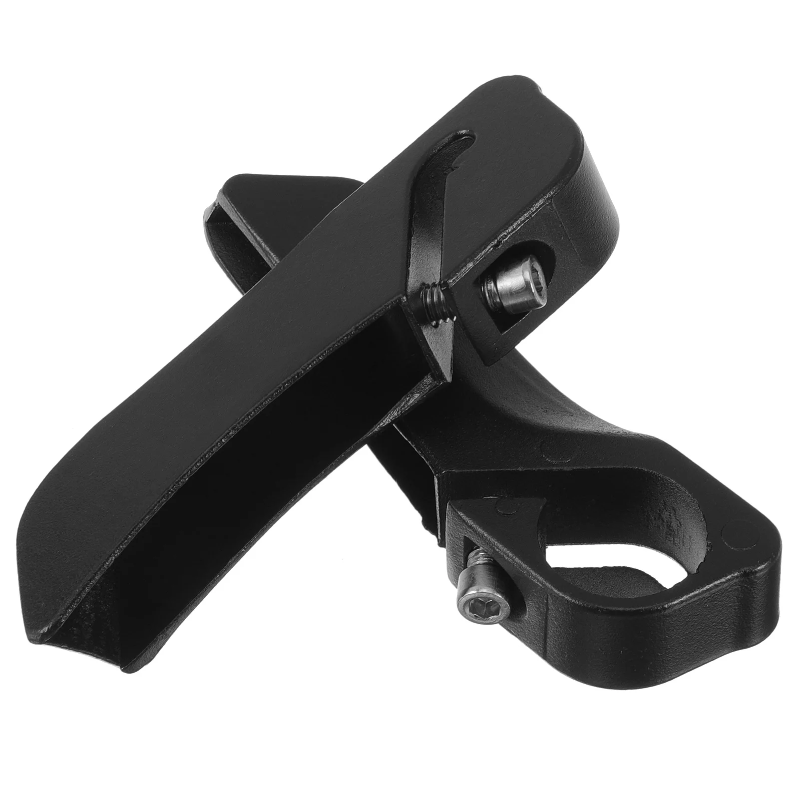 1 زوج معدن البلاستيك دراجة المقود نهاية القبضات عدم الانزلاق مقاومة للاهتراء سهلة التركيب للدراجات الجبلية دراجة المقود القبضات #5