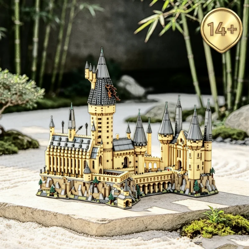 Iconic Magical Movie School Castle Building Blocks 6020PCS Large DIY Scene Model Stylish Home Display Ornament Christmas Gifts