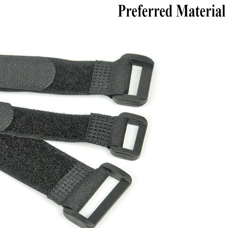 10pc 2*20cm Mountain bike body accessories multifunctional buckle magic tape zip tie data cable reverse buckle binding strap