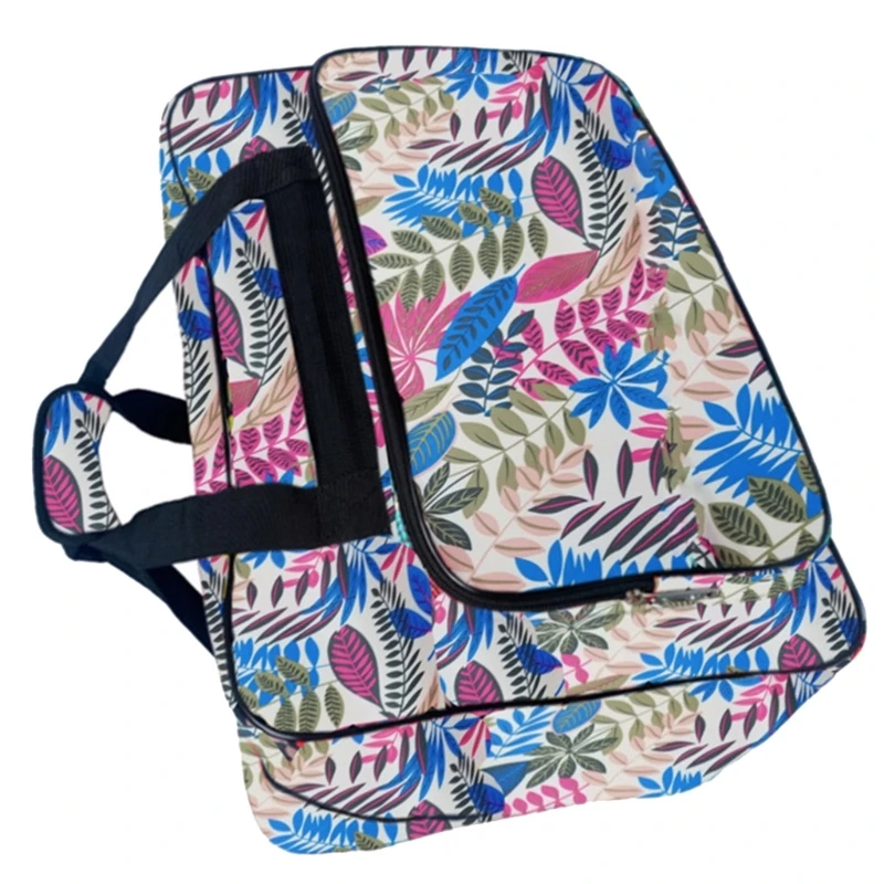 Multipurpose Sewing Machine Bag Spacious Sturdy Nylon Organizers with Handle for Easy Transport with Vibranting Color