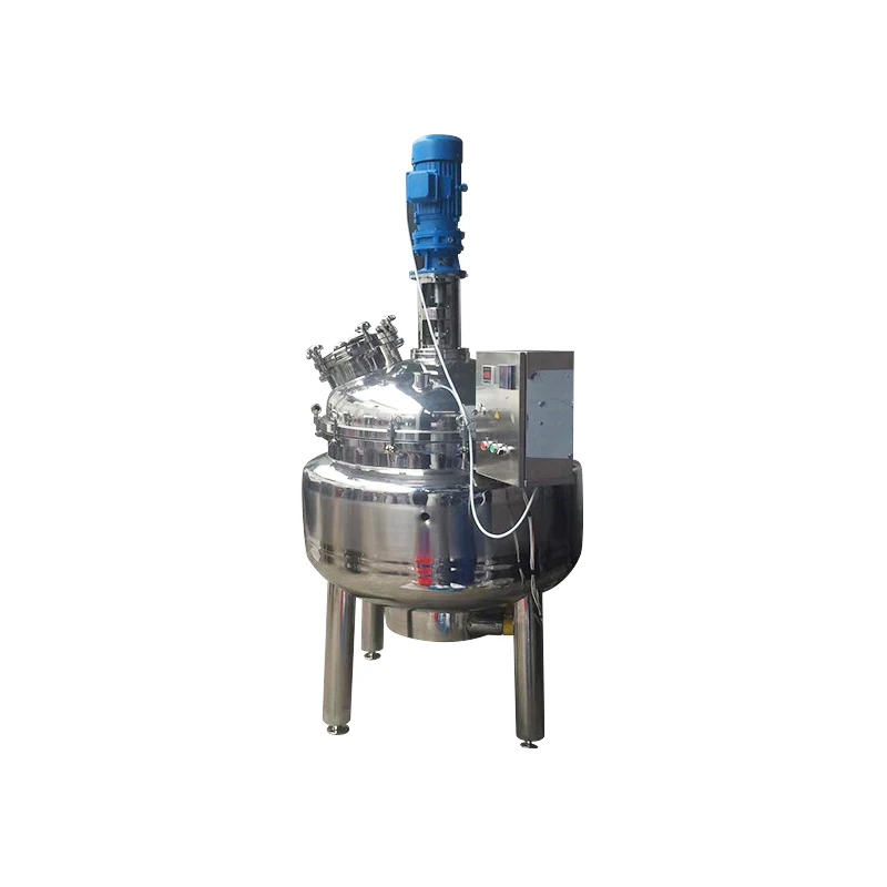 Vacuum electric heating stainless steel reaction vessel, chemical liquid homogenization, mixing and stirring reaction vessel