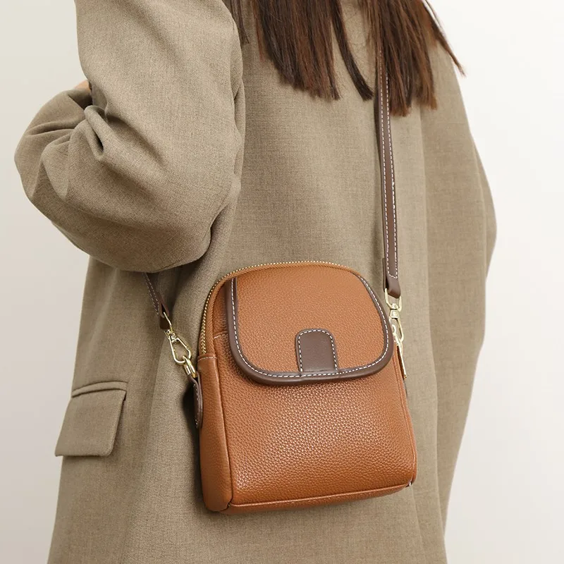 

Элегантная женская кожаная роскошная классическая дизайнерская модная сумка через плечо Сумка через плечо для повседневного шикарного городского жизни