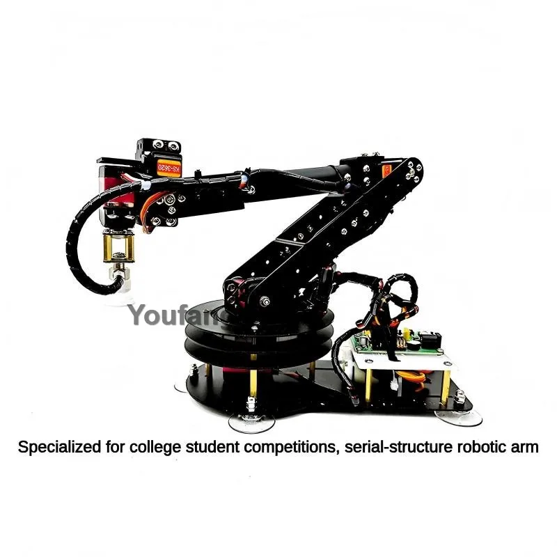 Ps2 Control 5 DOF Robotic Arm with Air Pump Suction Cup Gripper Claw Manipulator For Arduino STM32 Robot Programmable Robot Kit