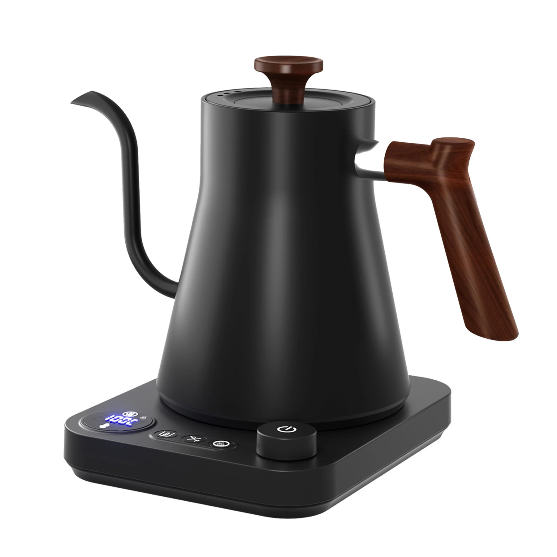 

110V 220V Gooseneck Kettle Electric Hand Brew Coffee Pot Smart Teapot Temperature Control Pot 1200W Rapid Heating Kettle 900ml