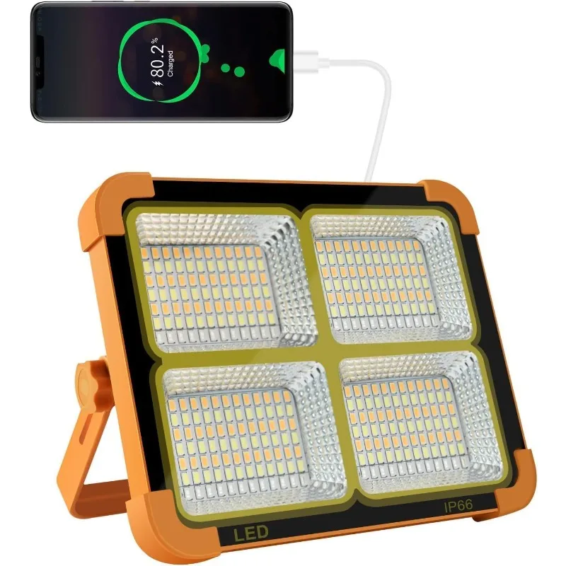 Camping Lantern High Solar Rechargeable LED Tent Light with Magnet Powerful Flashlight Power Bank Repair Emergency Lamp NEW HOT
