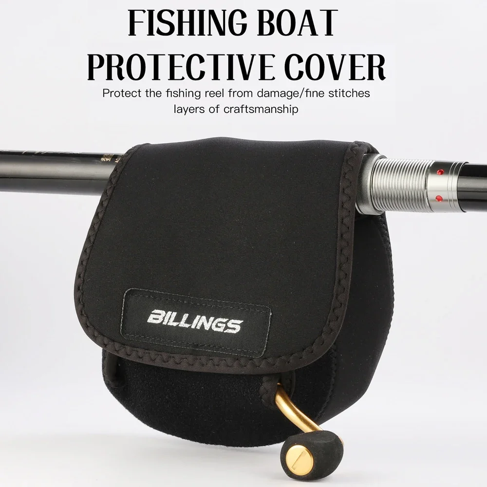 

Fishing Reel Protective Bag Ultra Light SBR Diving Material Reel Stretch Bag Baitcasting Fishing Reel Bag Protective Case