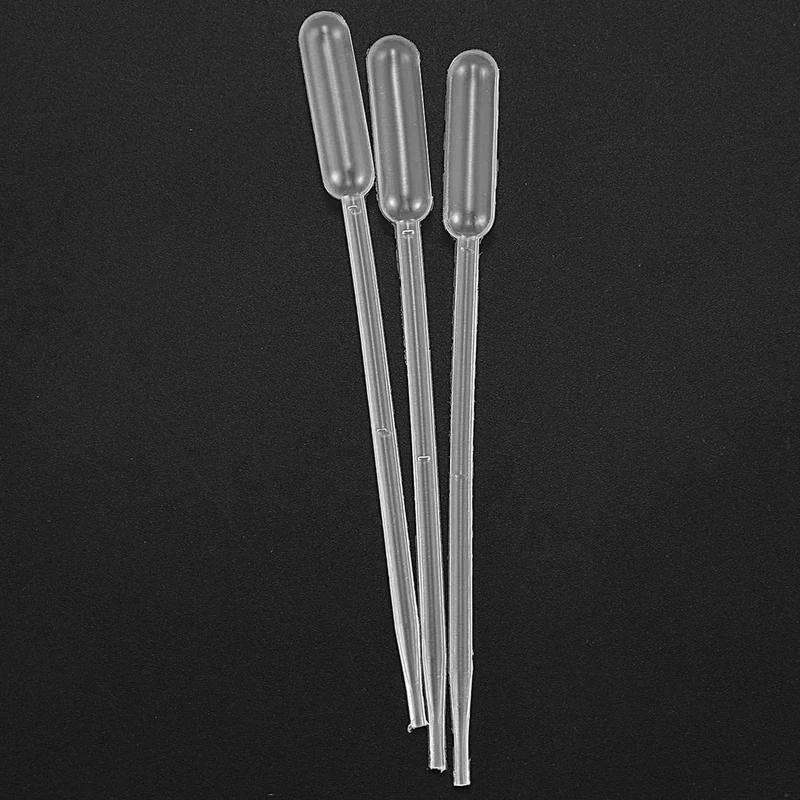 200PCS Graduated Pipettes Dropper Polyethylene (0.5Ml)