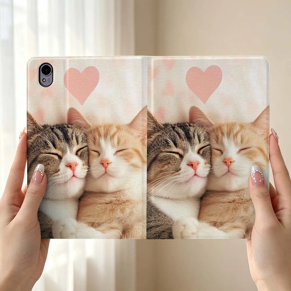 Cute Couple Cats For Huawei MediaPad MatePad Honor Pro V6 9 V8 X9 12 X 13.3 SE 11 11.5 Inch Tablet Case Popular