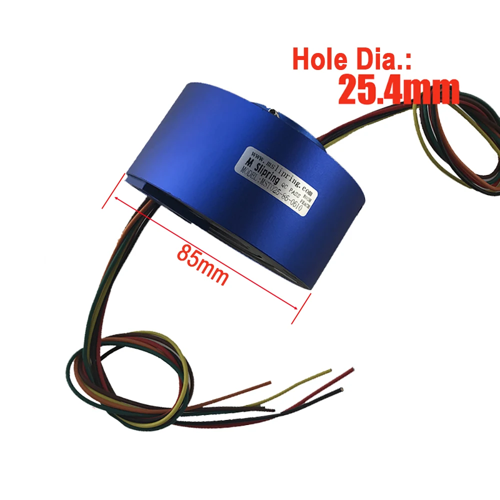 

Aluminium Slip Ring 2/6/12 Channel Whith Hole 25.4mm 10A 86mm Rotate Dining Table Slip Ring Electric Collector Rings