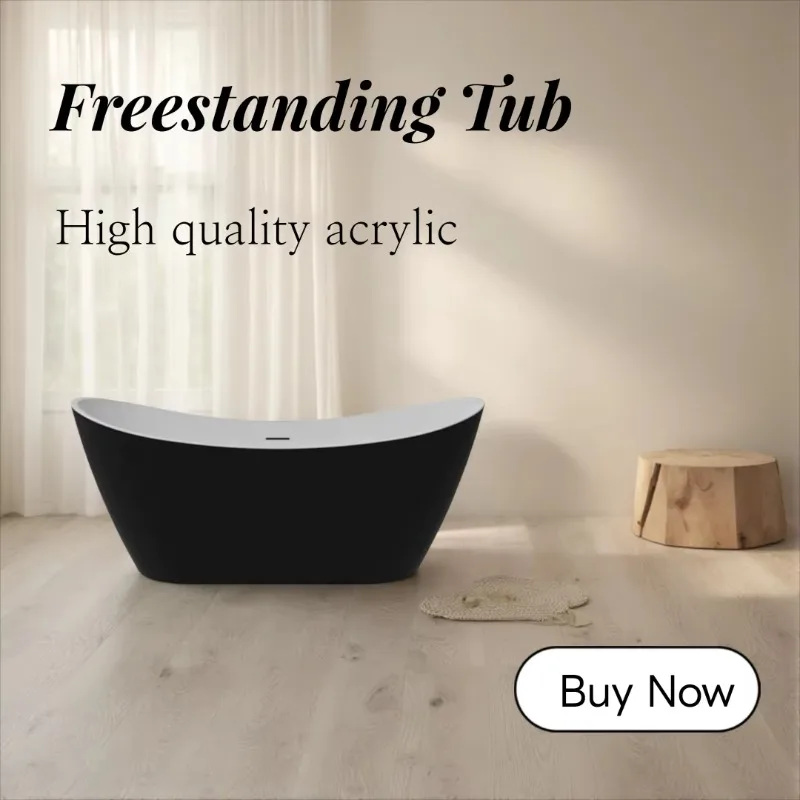 

Modern Bath Tub Oval Bathtub for Indoor Soaking in Hotels and Villas or Household Whirlpool Massage