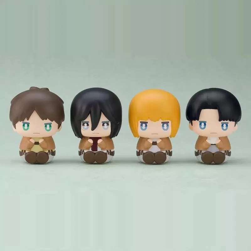 

90mm Anime Shingeki No Kyojin Attack on Titan Eren Jaeger Cosplay Cartoon Figures Model Ambitus Garage Kits Figurine Mascot Gift