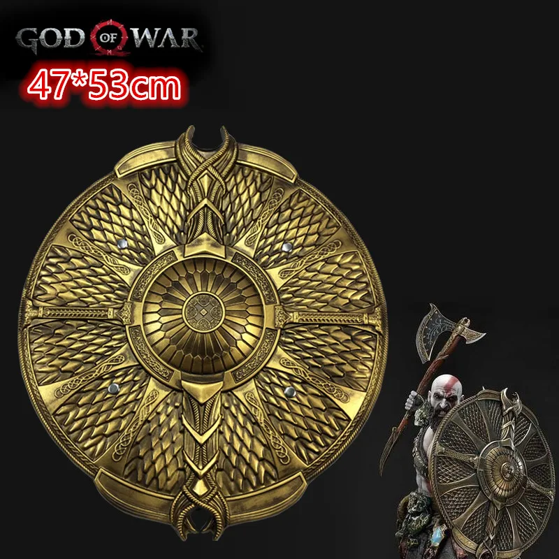 

1:1 Косплей God of War 4, боевой зверь, топор, щит-хранитель, пиратский призрачный топор, реквизит для ролевых игр, модель из искусственной кожи, игрушечный реквизит