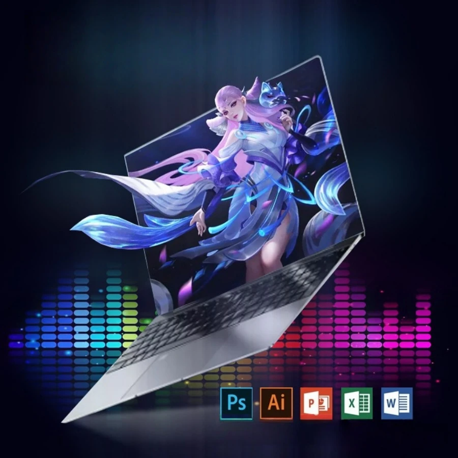 แล็ปท็อปเกมมิ่งขนาด 15.6 นิ้ว หน้าจอ IPS ชิปประมวลผล Intel N5095 คอมพิวเตอร์พกพา โน้ตบุ๊ก แรม 16GB/32GB DDR4 ความจุ 512GB/1TB SSD ระบบปฏิบัติการ Windows 11 คีย์บอร์ดเรืองแสง  ข้อเสนอพิเศษ