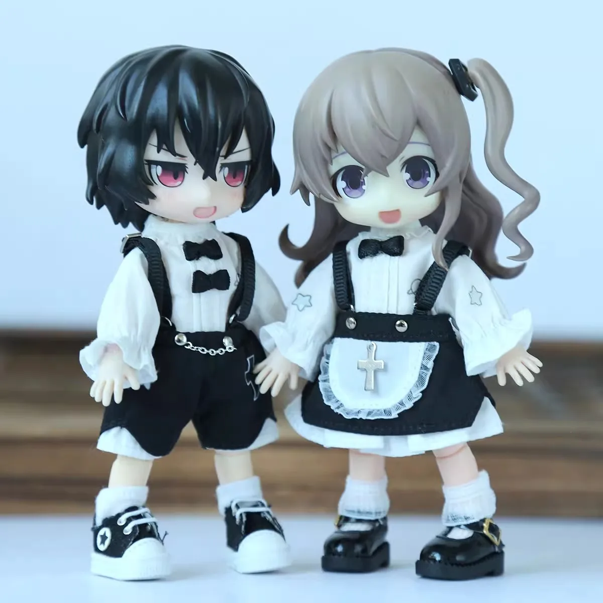 الحلزون 1/12 12 نقطة OB11 الملابس العصرية قبعة عباءة قميص حزام السراويل تنورة نموذج Ashi 2.0 P9 UFDOLL الجسم في الأوراق المالية #4