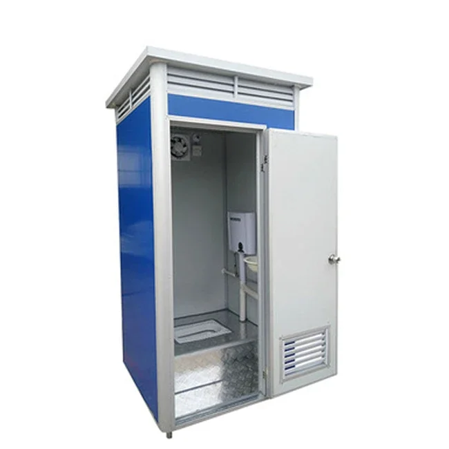 2026 Expandable Enclosed Shower Room Simple Assembly Portable Toilet for Event Durable Engineering Mobile Toilets Outdoor With U