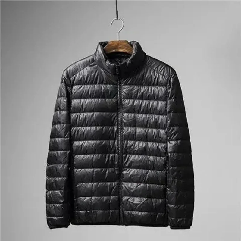 2026 Portable Lightweight Ort Down Jaet for Men Autumn Winter Cotton Padded Stand Collar Warm Casual Ly Friendly Outerwear Coats