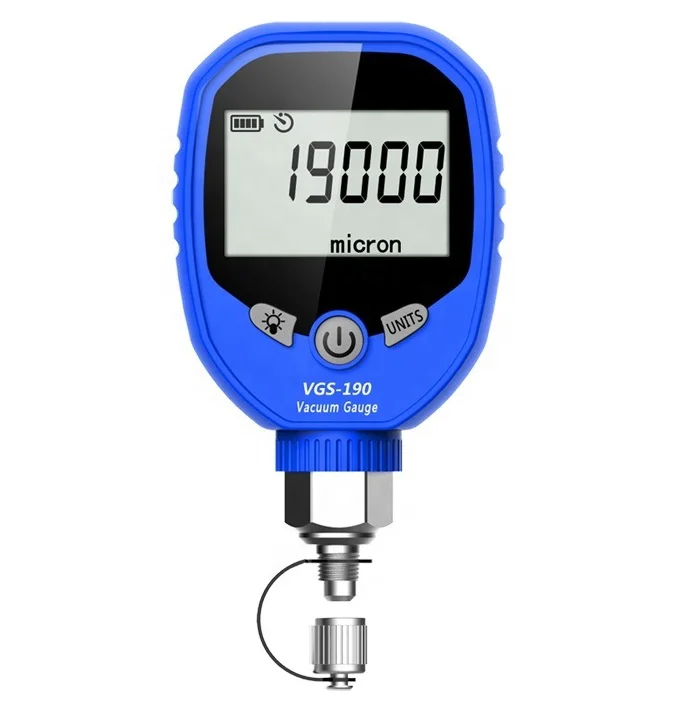 

VGW-760 Wireless Digital Vacuum Gauge Micron Gauge for HVAC Micron Meter Refrigerant Vacuum Meter Leakage Test 1/4" SAE