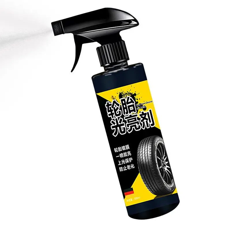 

Tire Shine Foam Spray 500ml Car Guys Tire Shine Spray Easy To Apply Spray User Friendly Solution With UV Protection For Precise