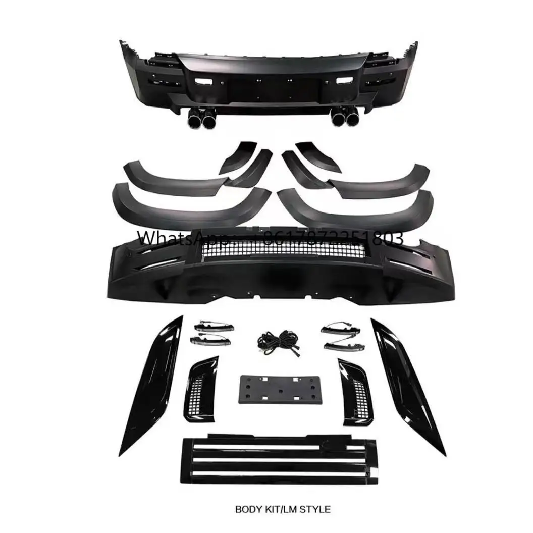 

For Lumma Style Modified Body Kit for Defender 110 Auto Parts-Front & Rear Bumper with Wheel Eyebrow