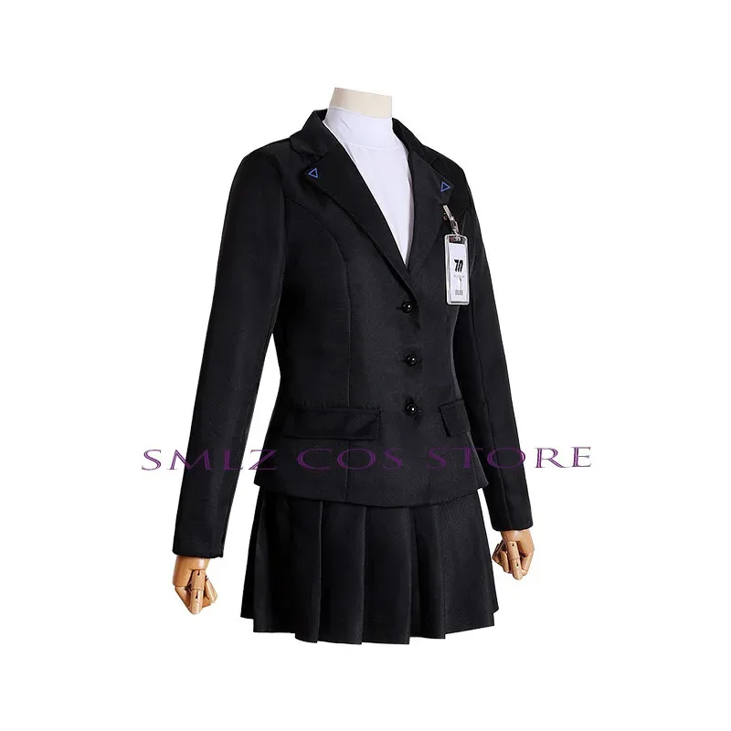 Tsukatsuki Rio 코스프레 게임 블루 아카이브 의상 학교 회장 JK 유니폼 롱 가발 세트 여성용 할로윈 파티 복장