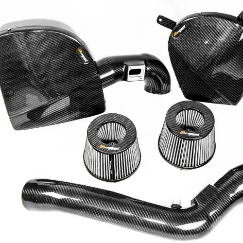 Custom Lightweight High Gloss Carbon Fiber Air Intake for M2 competition