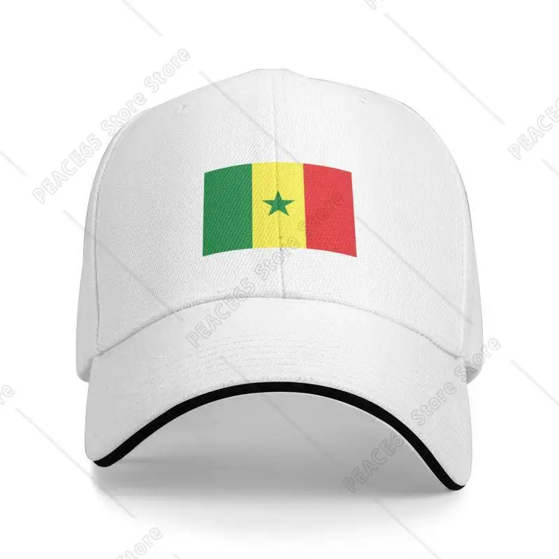 Custom Flag Of Senegal Baseball Cap For Men Women Breathable Dad Hat Streetwear One Size