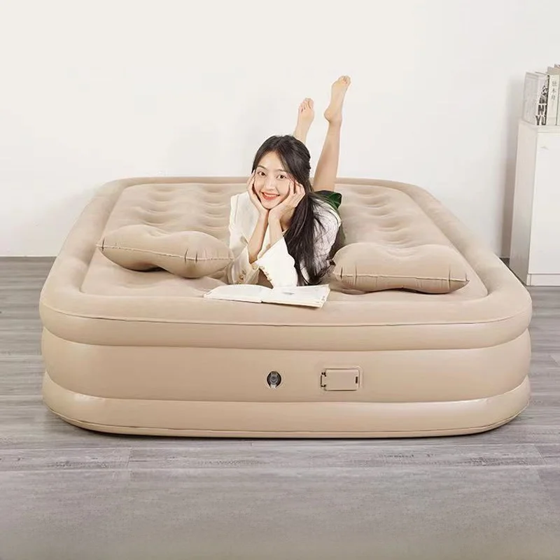 thickened-inflatable-bed-portable-pump-outdoor-camping-double-person-high-home-use-portable-single-person-air-mattress