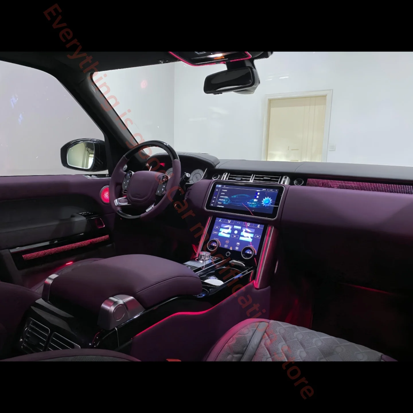 

Для Range Rover Autobiograghy LWB Vogue 2013-2017 атмосферная лампа автомобильное внутреннее освещение обновление автомобильные аксессуары панель 1:1