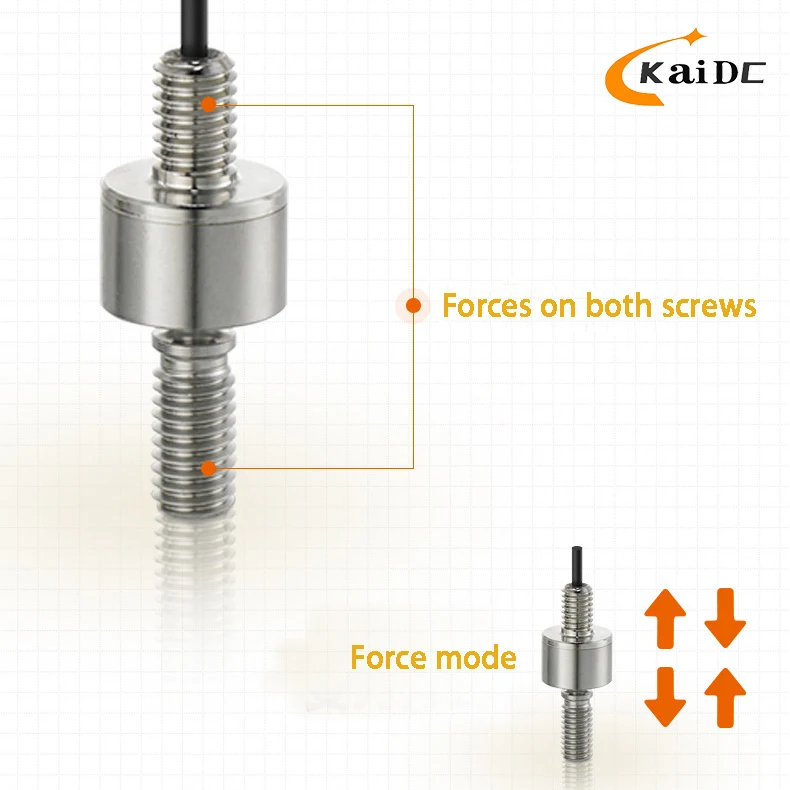 Micro Pressure Sensor Small Pressure Industrial Automation Weighing Sensor Pulling and Pressure Dual-Use 2/5/10/20/30/50/100 /200/300/500 kg Force Measurement Sensor