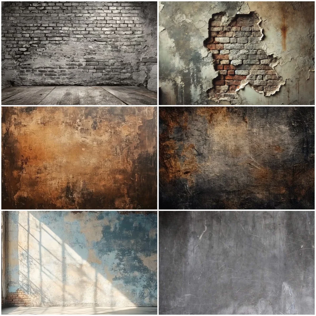 Retro Industrieller Roter Ziegelstein Strukturierter Wand-Fotohintergrund Realistischer Ländlicher Ziegel- und Steinmauer-Party-Dekorationshintergrund