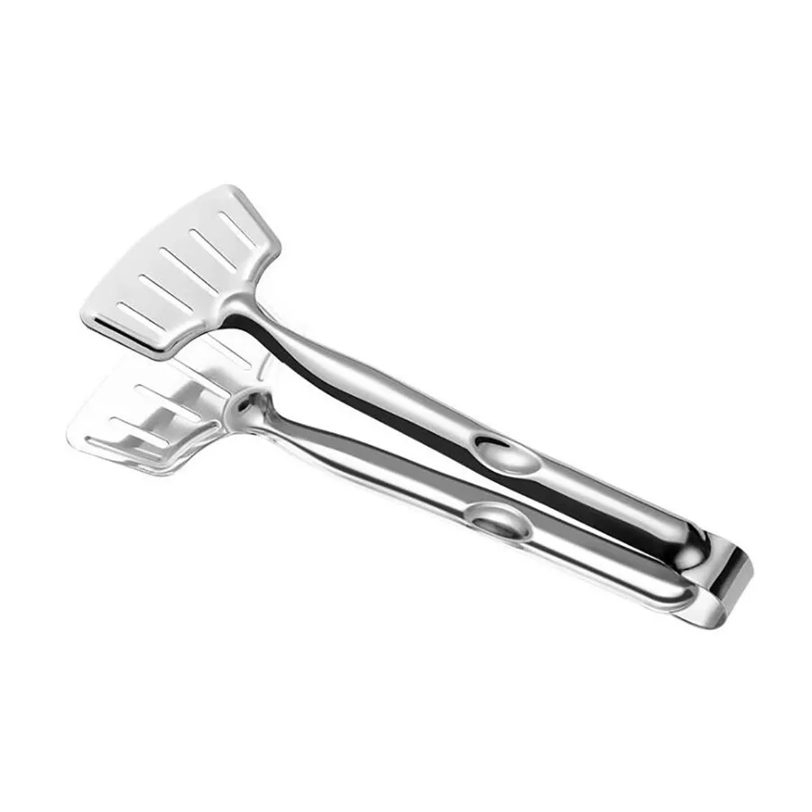 

Multifunctional Stainless Steel Clamp Burger Bread Spatula Turner Tong Buffet Pliers Strainer Clips Heat Resistant Food Grips f