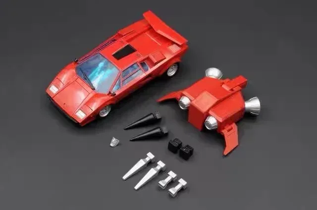 BadCube BC-figura de acción transformada con caja, OTS-14 Sideswipe, alerta roja, OTS-15