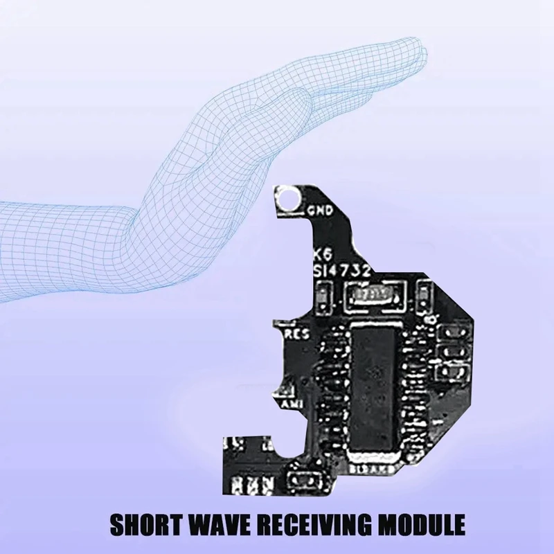 SI4732 Shortwave Radio Module+2M Chip+2Xdonut Antenna For Quansheng UVK5/UVK6 DIY Shortwave Modification Module