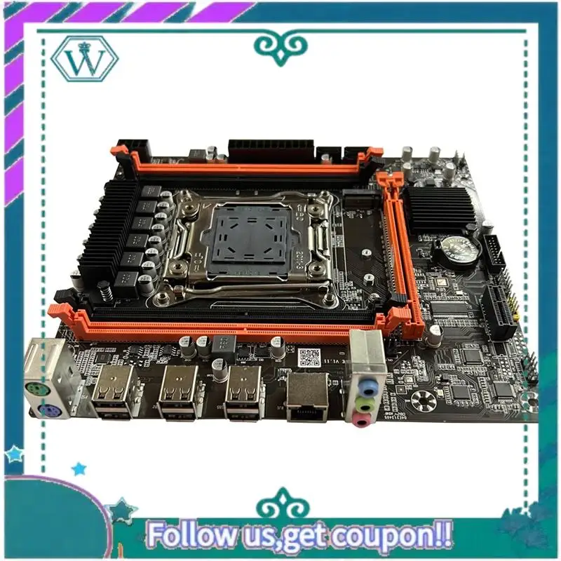 A75Q-X99E Motherboard Dual Channel Supports 4XDDR4 RECC RAM PCIE X16 Nvme Gigabit LAN Card Computer Desktop Motherboard