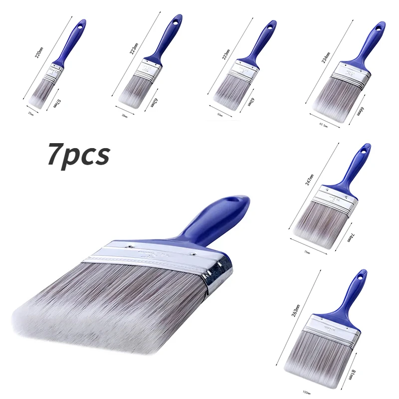 High Grade Multifunction Paint Brush Set Plastic Handle Brush for Wall and Furniture Paint Tool Painting Artist Paint Brushes