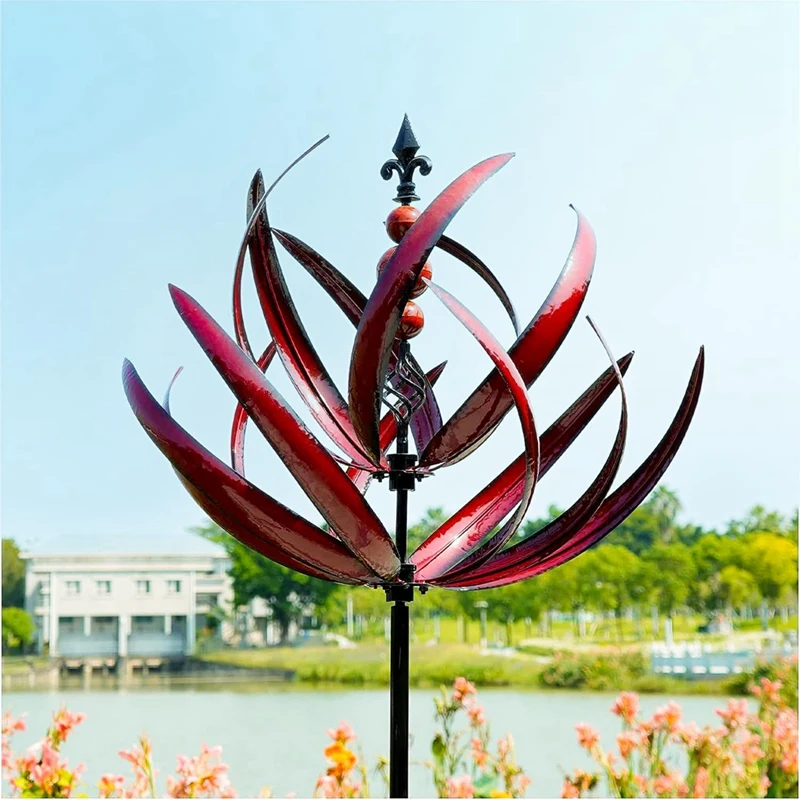 

Garden Wind Spinners - Large Outdoor Metal Wind Spinners Sculptures, Lawn Art Garden Decor