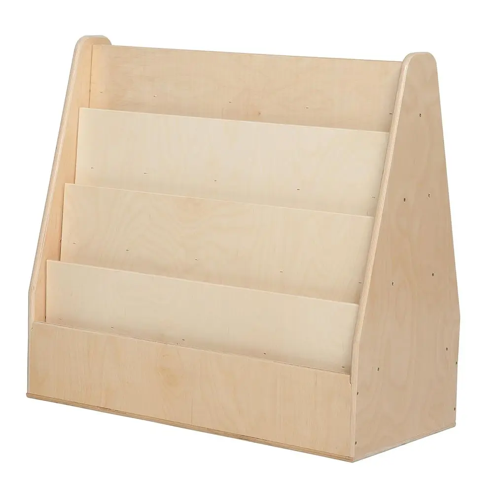 

Double-Sided Wooden Book Display Stand - Classroom Organizer, 29H x 32W x 17L